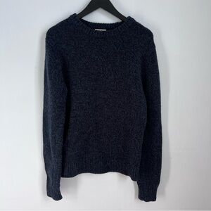 LL Bean 100% Lambswool Blue / Green Sweater S